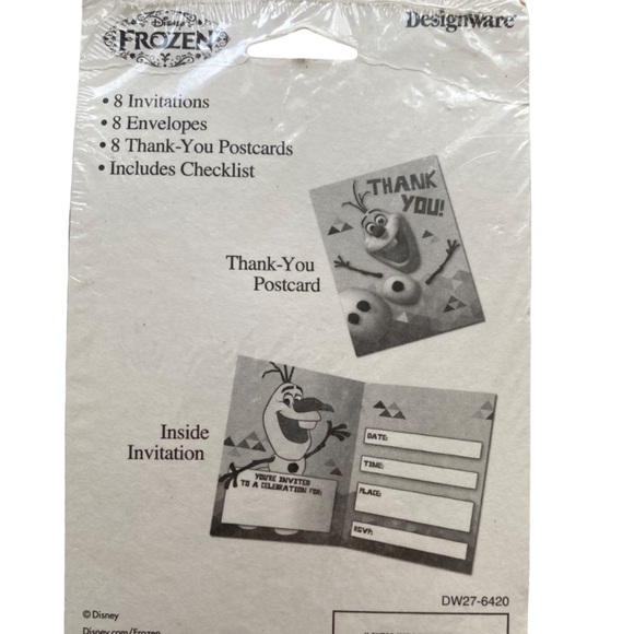 “Frozen” Birthday Invitations - Picture 3 of 3